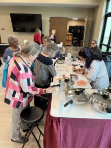 Senior health fair in Orlando with wellness vendors