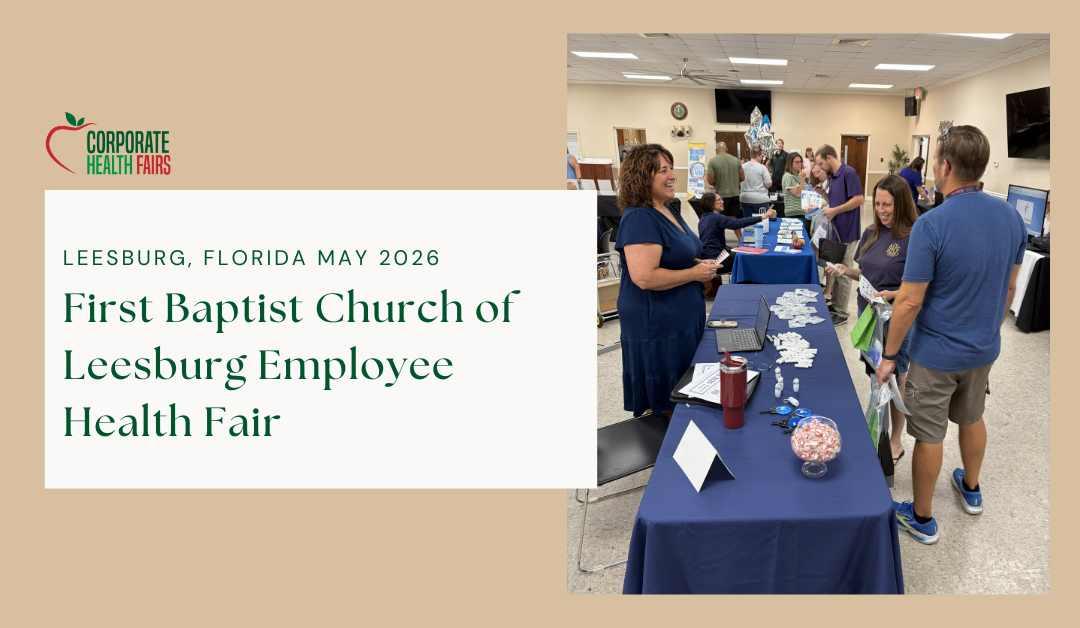HR wellness programs Orlando First Baptist Church employee health fair.