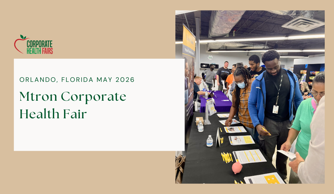 Mtron corporate wellness programs Orlando annual health fair event.